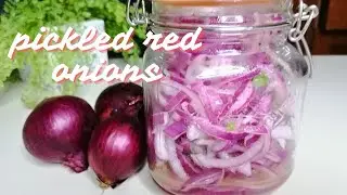 How to make Pickled Red Onion in minutes| Pickled Onions