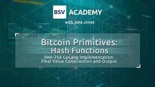 SHA-256 GoLang Implementation: Value Construction and Output | Bitcoin Primitives: Hash Functions