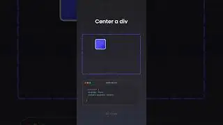 How to center a div using flexbox?  #css #flexbox #javascript #webdevelopment #shorts #xdcode