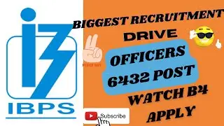 MOST AWAITED IBPS OFFICER Recruitment & SURPRISE || Eligibility || Post  Selection Procedure