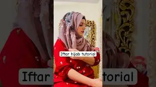 Iftar hijab tutorial #hijabtutorial #shortsfeed #betashorts #youtubeshorts #hijabstyle ab
