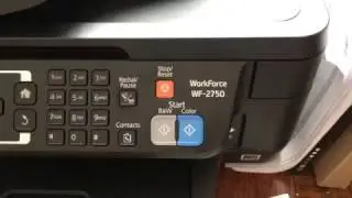 How to replace ink on a   epson WF 2750