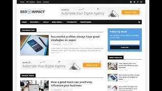 Seo Impact - Responsive Blogger Template