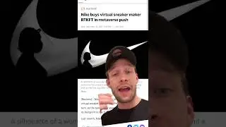 Nike is now officialy doing NFT sneakers.  (rtfkt)
