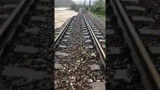 Размыло железную дорогу под Туапсе