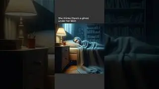 Something's under the bed 👻🛌 #ai #photoshop #copilot #aiart