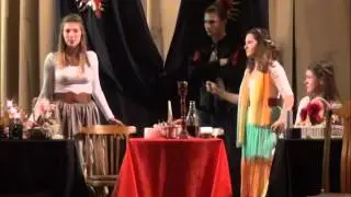 "Пушкинская весна - 2015" 12-й класс "Пир во время чумы" 1 часть