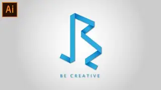 Logo Design Tutorial, Adobe Illustrator Typography Letter logo tutorial