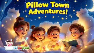 Pillow Town Adventures 🛏️✨ | Magical Bedtime Routine Song for Kids