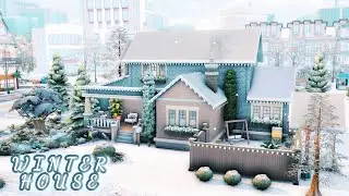 Зимний дом Симс 4 🌲 Winter house Sims 4 | Строительство
