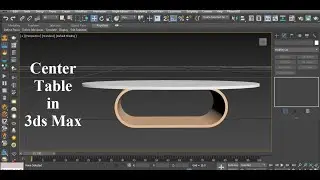 Center Table Modeling in 3ds Max | Center Table in 3d Max | Table Modeling | Coffee Table in 3ds Max