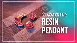 Relaxation Time: Resin + Clay Pendant Art