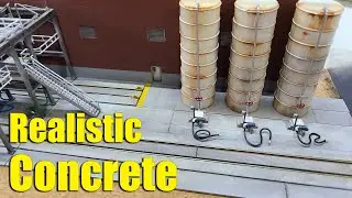 N Scale Layout Update 31 - Realistic Concrete