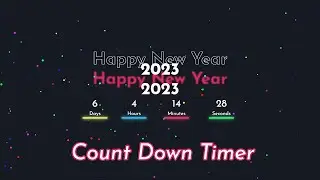 New Year countdown timer  | Firework  & Countdown time Animation | HTML, CSS & JS