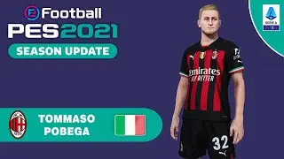 T. POBEGA face+stats (AC Milan) How to create in PES 2021