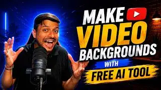 How to Make YouTube Backgrounds with Free AI Tool | Adobe Firefly Tutorial in Hindi