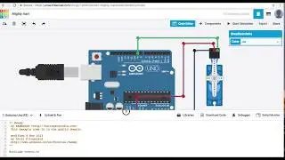 TinkerCad Arduino Simulator  (Servo Motor)