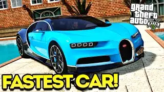 GTA 5 Mods - Bugatti Chiron vs The Flash?!