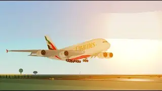 Manchester Airport Planespotting | Early morning Landings + Takeoffs | Real Sounds (Roblox PTFS)
