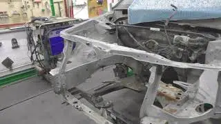 Лексус, шикарный результат. Body repair after an accident.