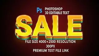 3D Text Effect in Photoshop  Premium text– Ultimate Guide for Stunning Typography! 100