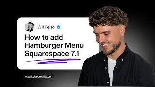 Hamburger Menu on Desktop Squarespace 7.1