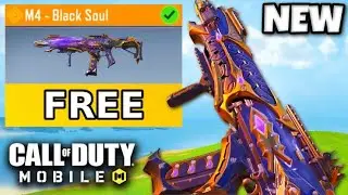 M4 - Black Gold & Royal 😍 - Free legendary gun in CODM 😍🔥
