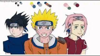 Naruto Drawing- Team 7 (Read Description)