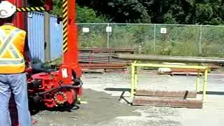 Get up close to Sonic Drill Corporation's new single rod loader!