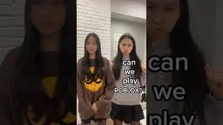 POV: me and my bestie trying to play Roblox🥹🤣 