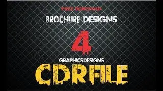 Coreldraw Tutorial - Free Download - 4 Brochure Designs CDR File by Graphics Designs