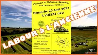 Concours de labour à l'ancienne à Poëzat (03)