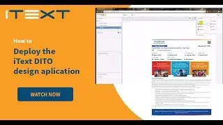 How to deploy the iText DITO Editor
