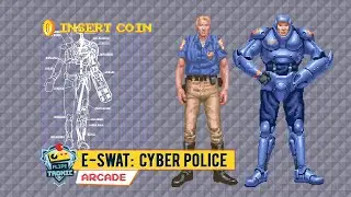 E-Swat: Cyber Police (1989) - Insert Coin / Attract Mode