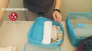 Kit Organizador de Malas - 6 peças