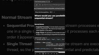 When to use parallel stream? Click below to watch the full video  #trickyjavainterviewquestions