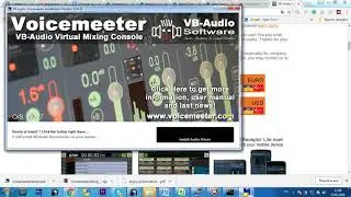 Установка программы voicemeeter.