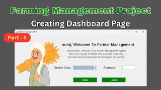 Farming Management System Project - Dashboard Page Design 