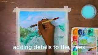 painting a landscape