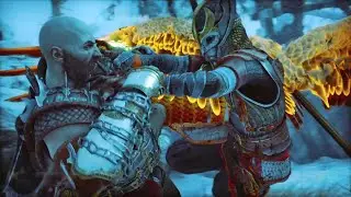 God of War Ragnarök Kratos vs Vanadis No Damage Boss Fight GOWR