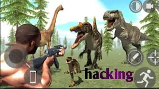 dinosaur fight in Indian bike driving 3D secret code // funny video #gta #gaming