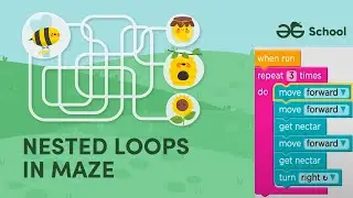 Lecture 11 - Nested Loops in Maze | Code.org | Nested Loop in Block Based Programming