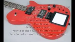 Make your Kaoss Pad guitar look like Matt Bellamy Mansons