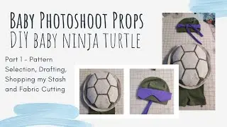 Baby Photoshoot Props! DIY Baby Ninja Turtle | part 1 | becauseimcrafty