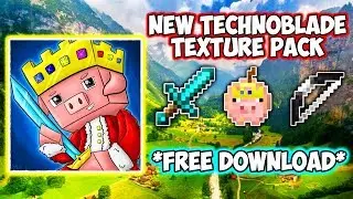 Technoblade NEW Texture Pack Edit Revamp PvP / Resource Pack Minecraft Monday FPS Boost 1.15 1.14