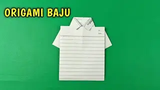 Origami Baju, Cara Membuat Baju Dari Kertas