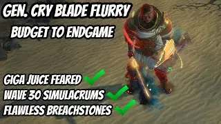 Gen. Cry Blade Flurry Build Guide - Budget to Endgame (My New Favorite Build)