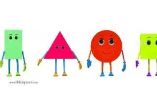 Learn Shapes For Children - 3D Animation learning shapes Song for children