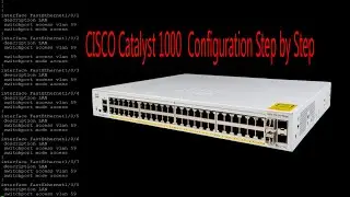 CISCO Catalyst 1000 Configuration Step by Step