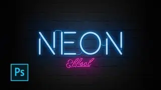 How to Create Neon Text Effect with Photoshop - Photoshop Text Effect Tutorials
